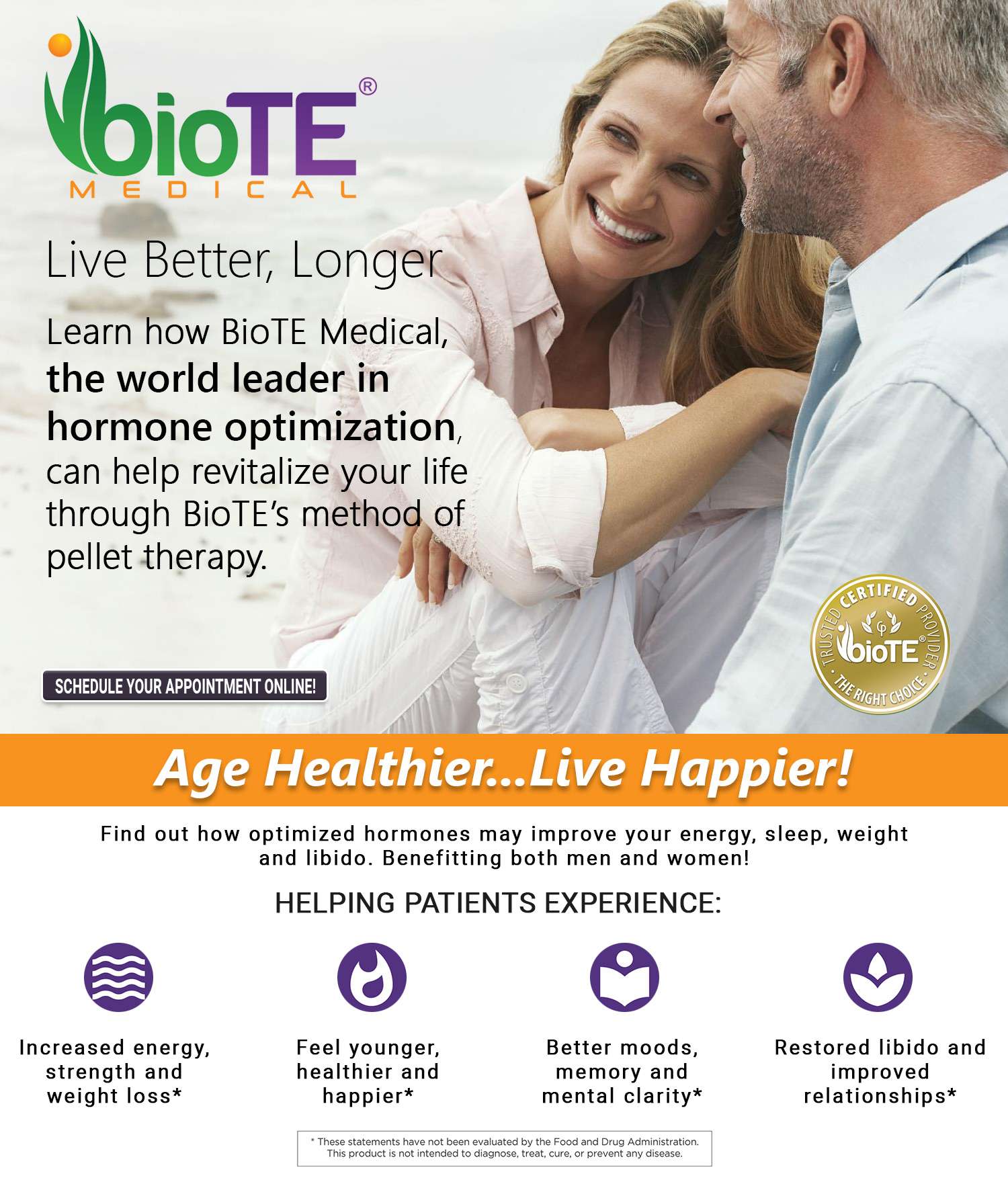 BioTE Bioidentical Hormone Replacement Therapy