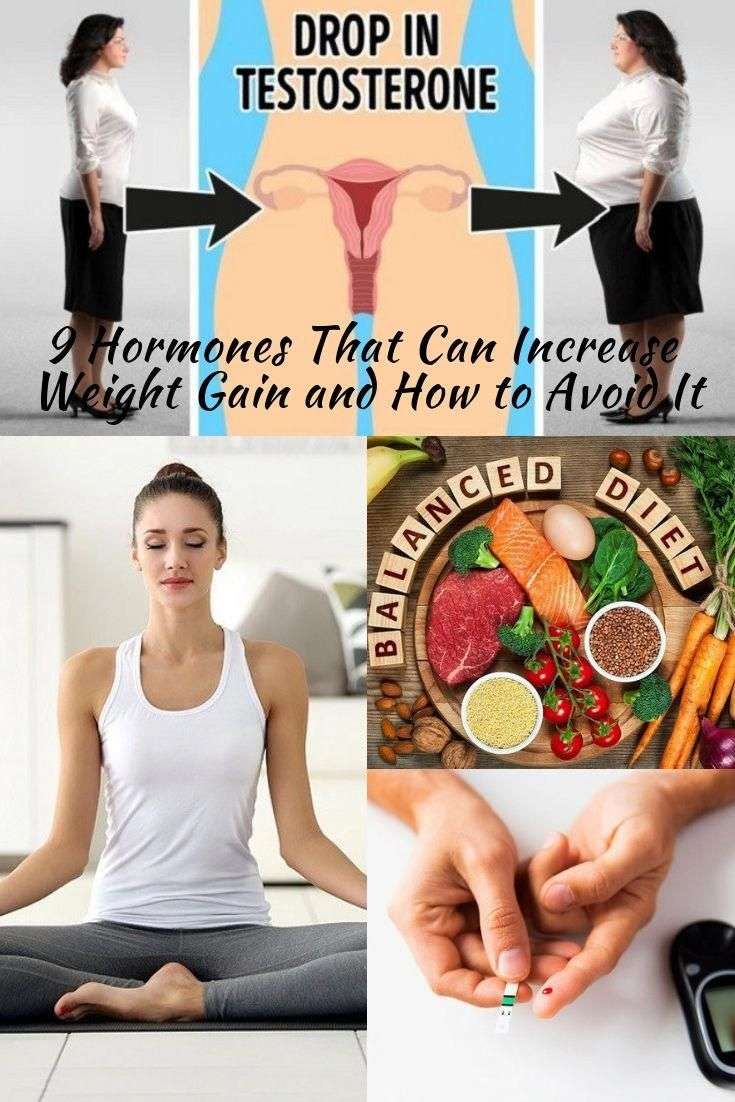 Excessive weight gain is the first sign of hormonal ...