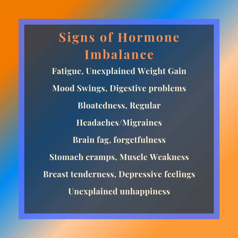 How to tell if " YOU"  have a Hormone Imbalance!