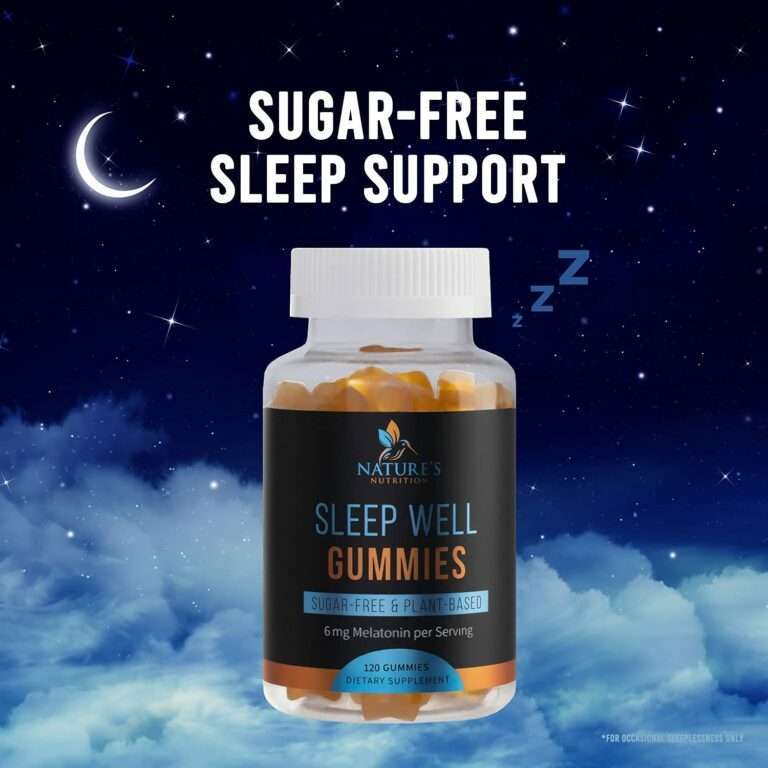 Melatonin Gummies Extra Strength Sleep Gummy Vitamins 6mg ...