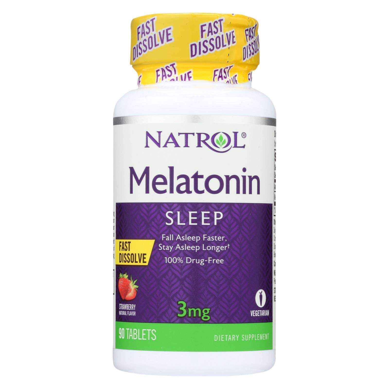 Natrol Melatonin Fast Dissolve Strawberry