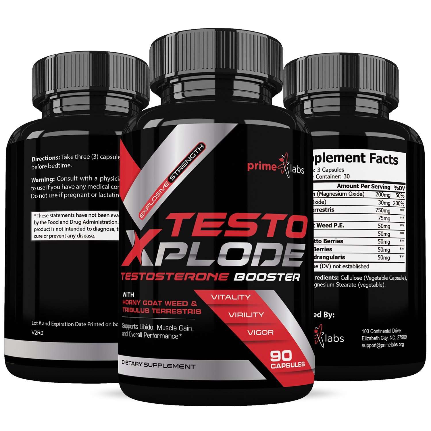 Testo Xplode Testosterone Booster for Men  Helps Build ...